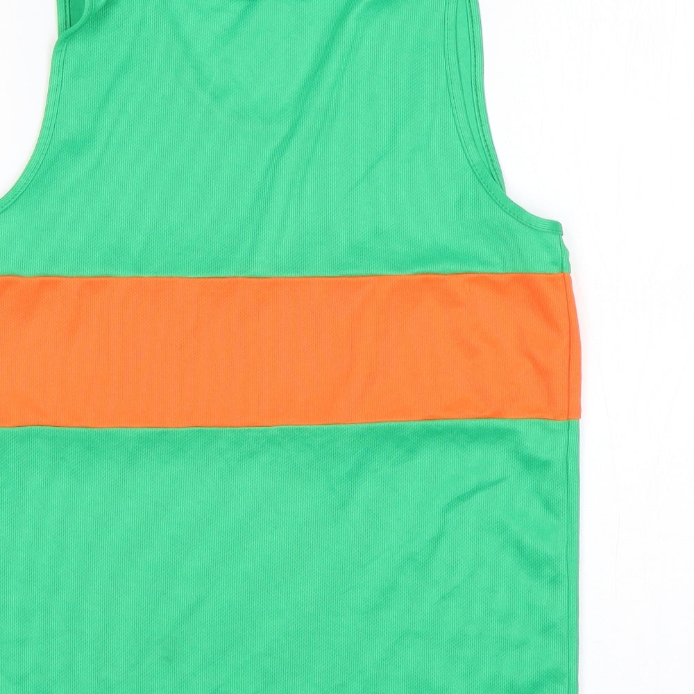 Ronhill Mens Multicoloured  Polyester Basic Tank Size S Round Neck  - North Wales