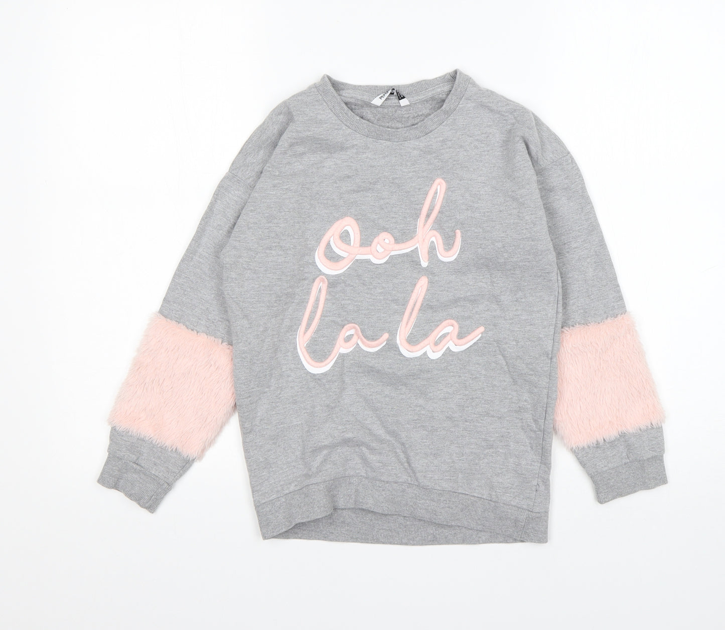 PEP&CO Girls Multicoloured  Cotton Pullover Sweatshirt Size 8-9 Years