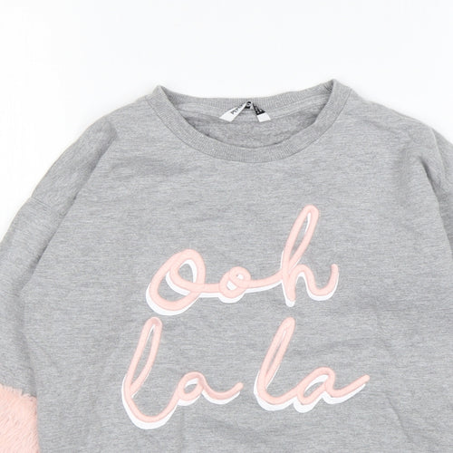 PEP&CO Girls Multicoloured  Cotton Pullover Sweatshirt Size 8-9 Years