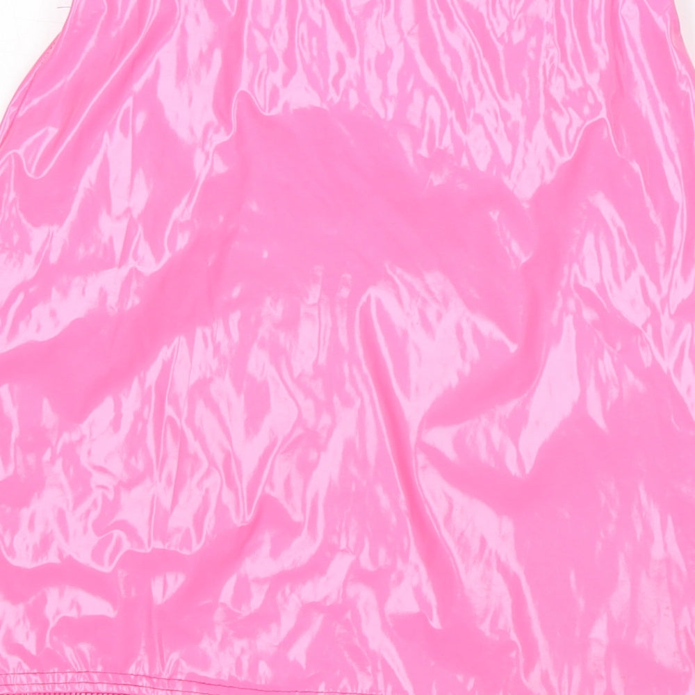 I SAW IT FIRST Womens Pink  Polyester Mini Skirt Size 8