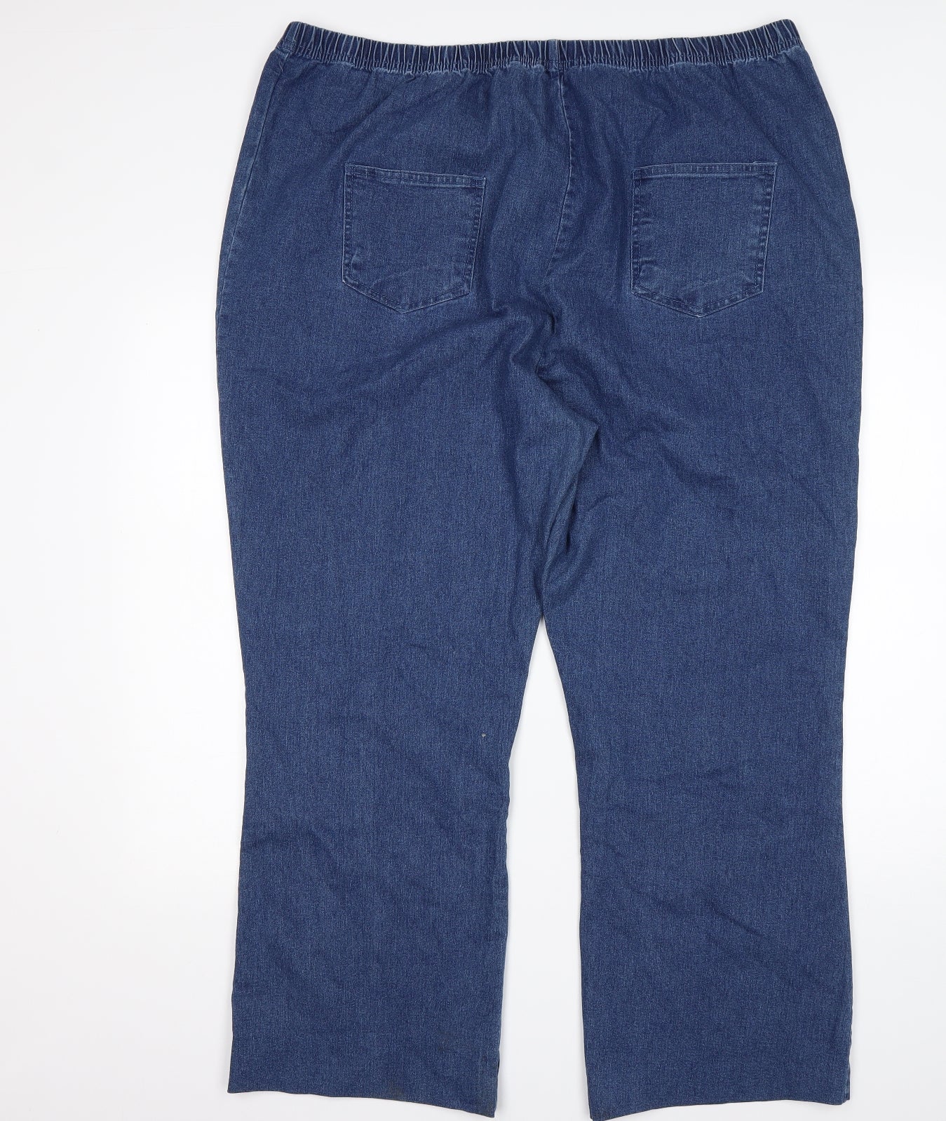 SimplyBe Womens Blue  Cotton Jegging Jeans Size 28 L28 in Regular  - Bootcut Jegging