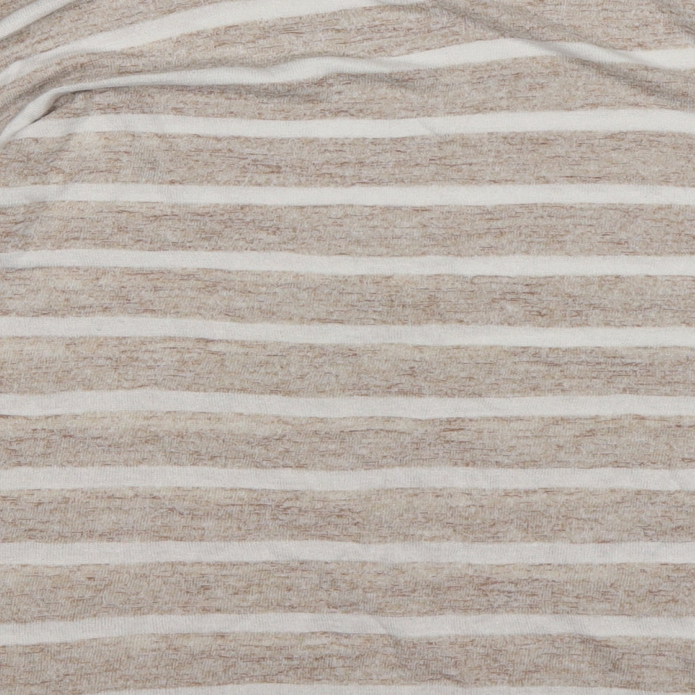 Atmosphere Womens Multicoloured Round Neck Striped Viscose Pullover Jumper Size 6