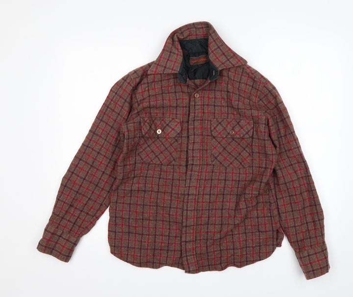 David harrison  Mens Multicoloured Check   Button-Up Size M Collared
