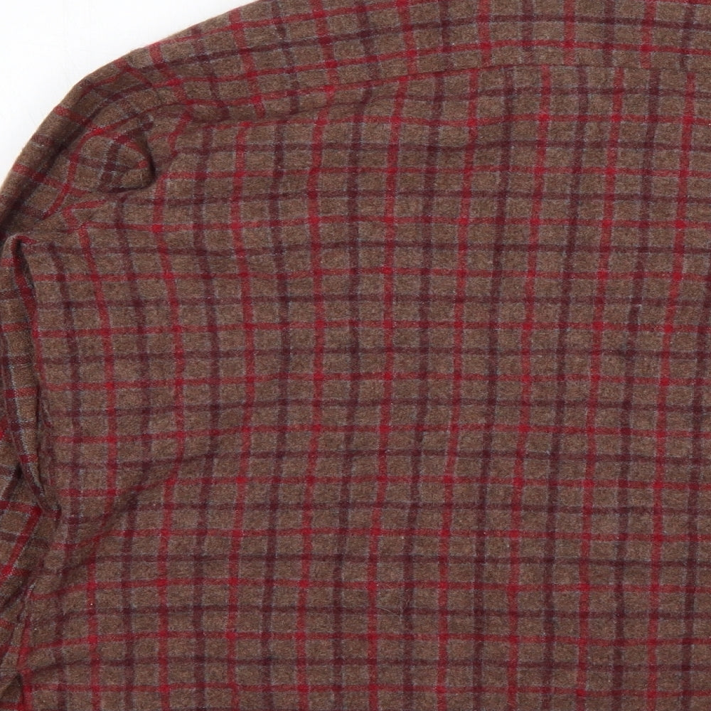 David harrison  Mens Multicoloured Check   Button-Up Size M Collared