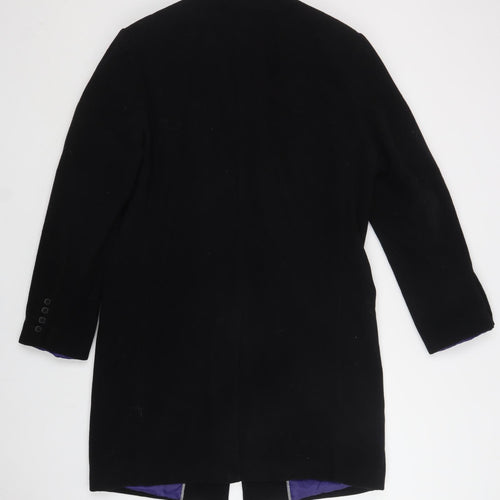 Urban Spirit Womens Black   Overcoat Coat Size M  Button
