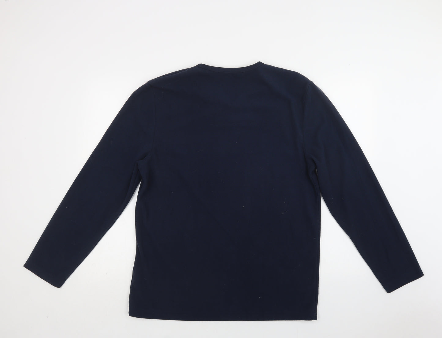 Matalan Mens Blue  Polyester  Pyjama Top Size L