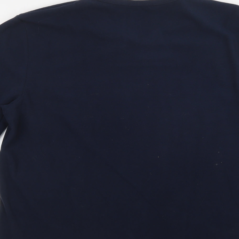 Matalan Mens Blue  Polyester  Pyjama Top Size L