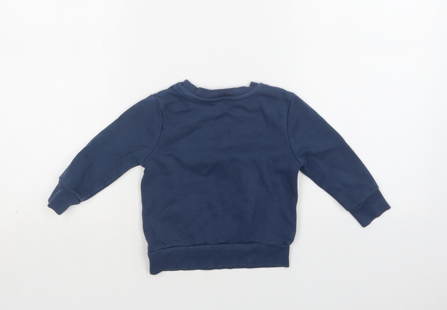 George Baby Blue  Cotton Pullover Jumper Size 12-18 Months   - Dino