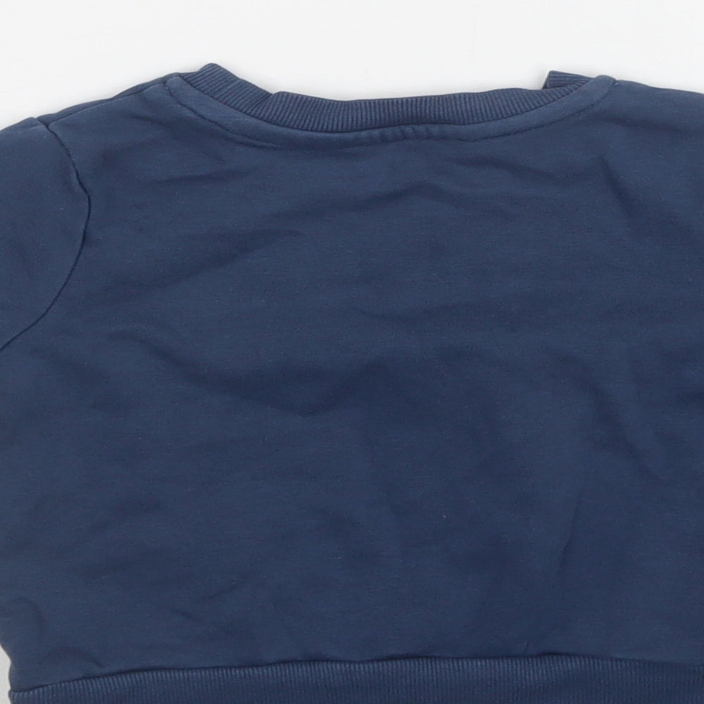 George Baby Blue  Cotton Pullover Jumper Size 12-18 Months   - Dino