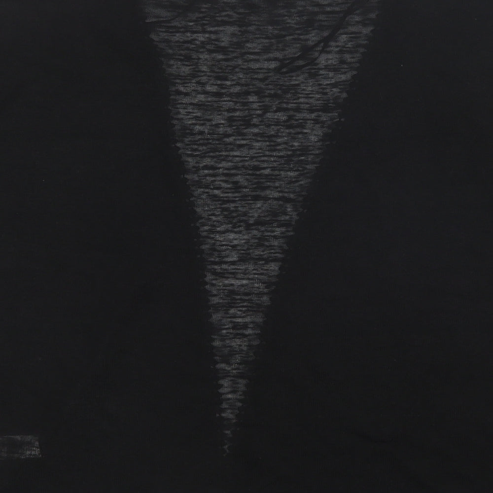 Dorothy Perkins Womens Black V-Neck  Polyester Cardigan Jumper Size M