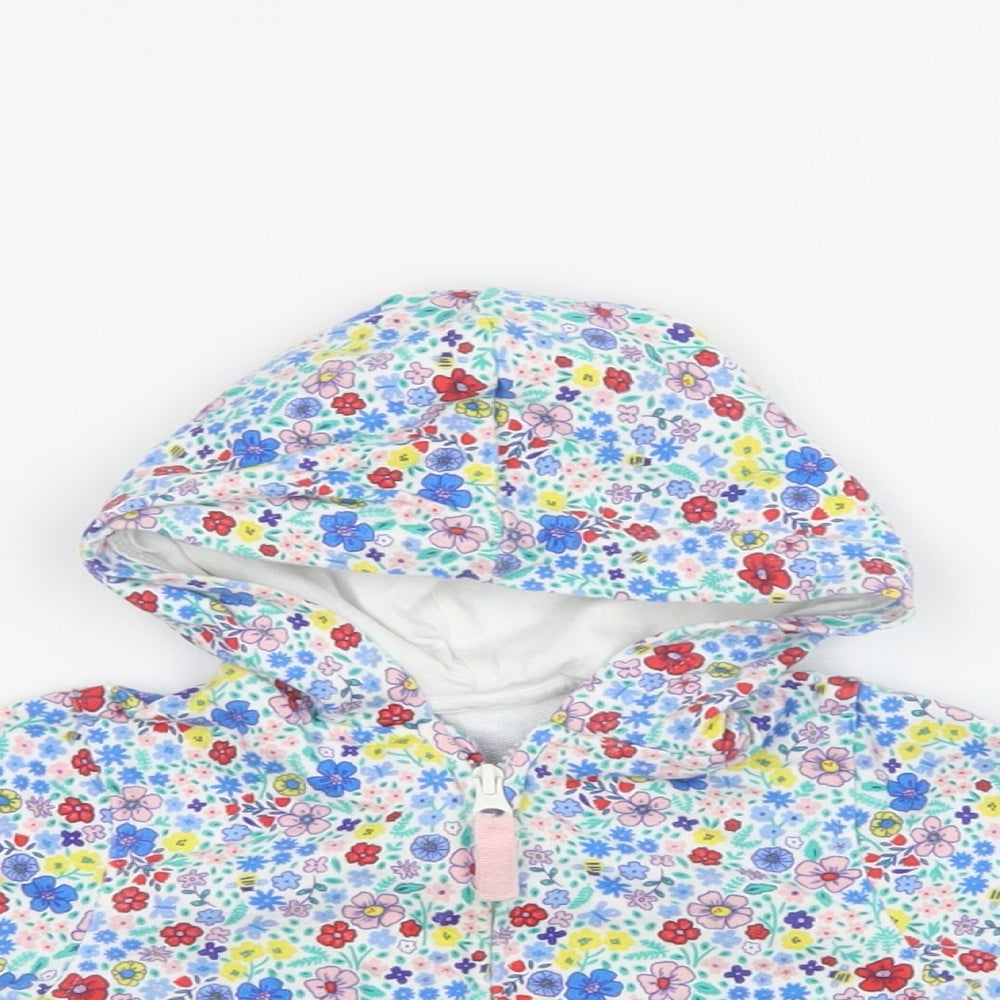 Mini Club Baby Multicoloured Floral  Basic Jacket Jacket Size 6-9 Months   Zip