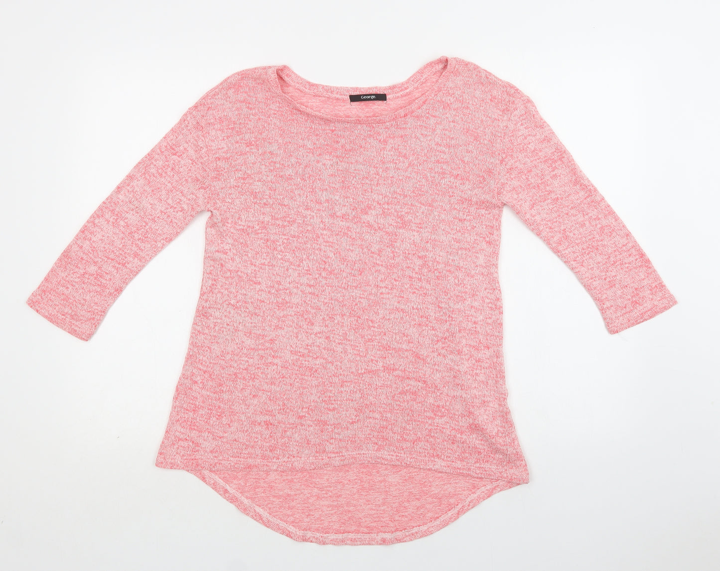 George Womens Pink Crew Neck   Pullover Jumper Size 10