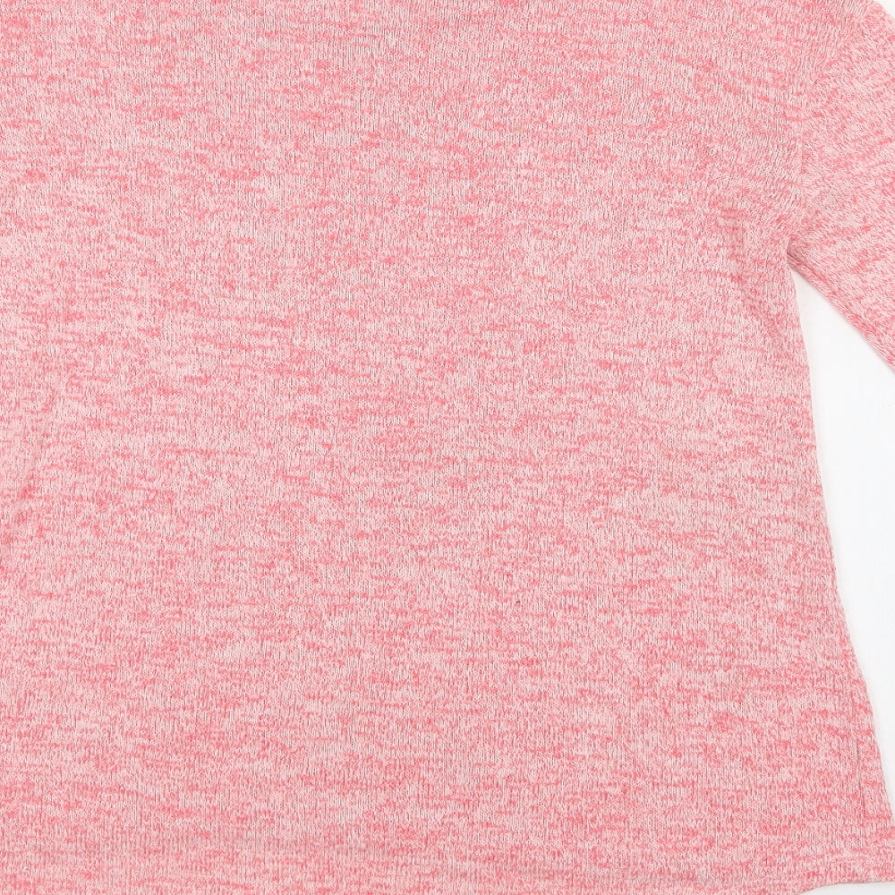 George Womens Pink Crew Neck   Pullover Jumper Size 10