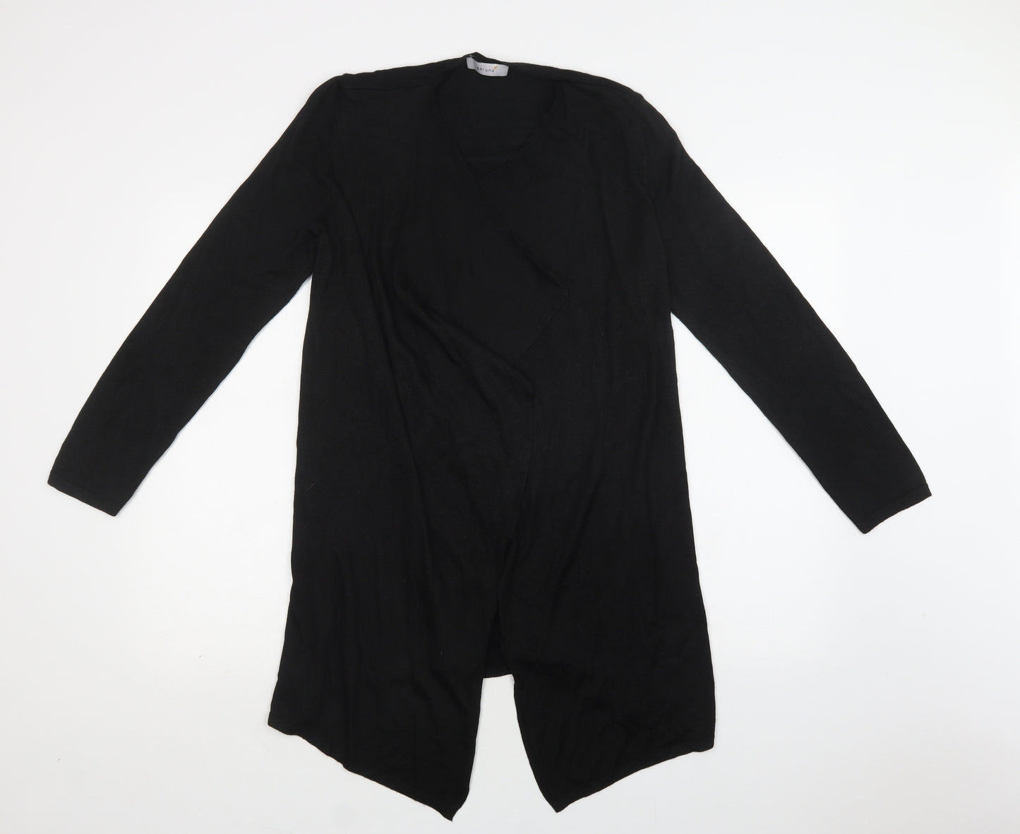 Per Una Womens Black V-Neck  Viscose Cardigan Jumper Size 12