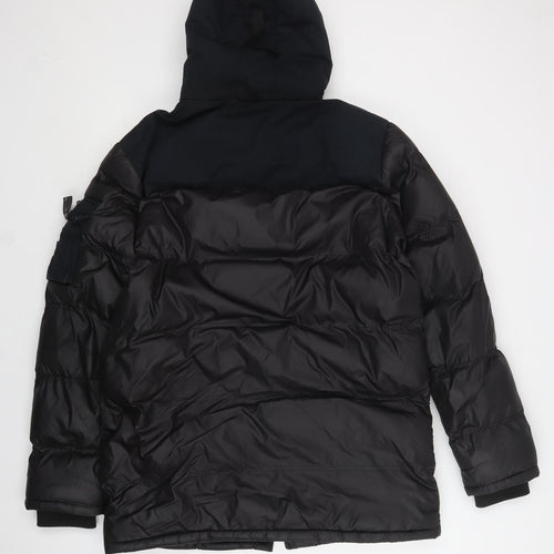 4Bidden  Mens Black   Puffer Jacket Jacket Size XL  Zip