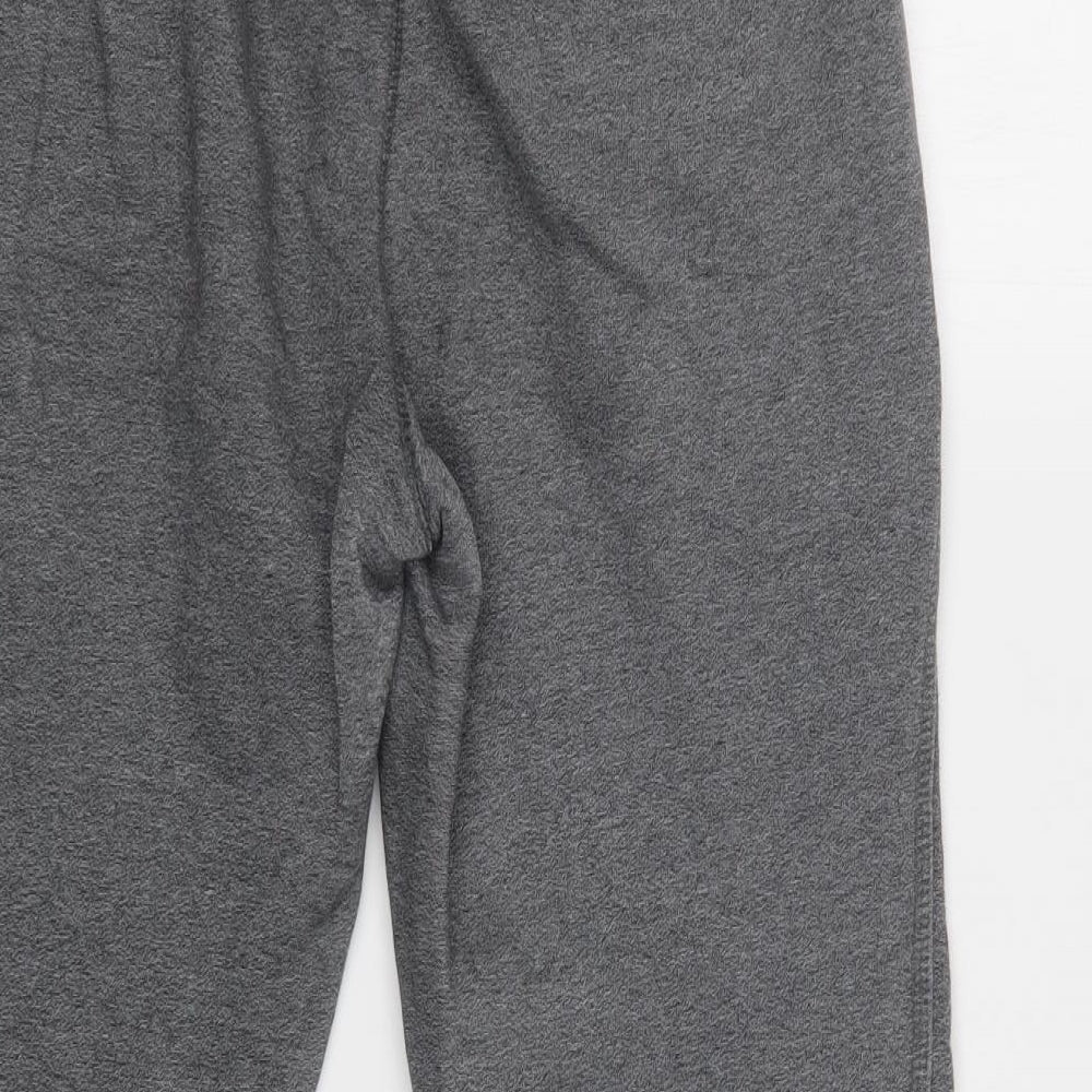 SoulCal & Co Womens Grey  Cotton Jogger Trousers Size XS L26 in Regular Drawstring