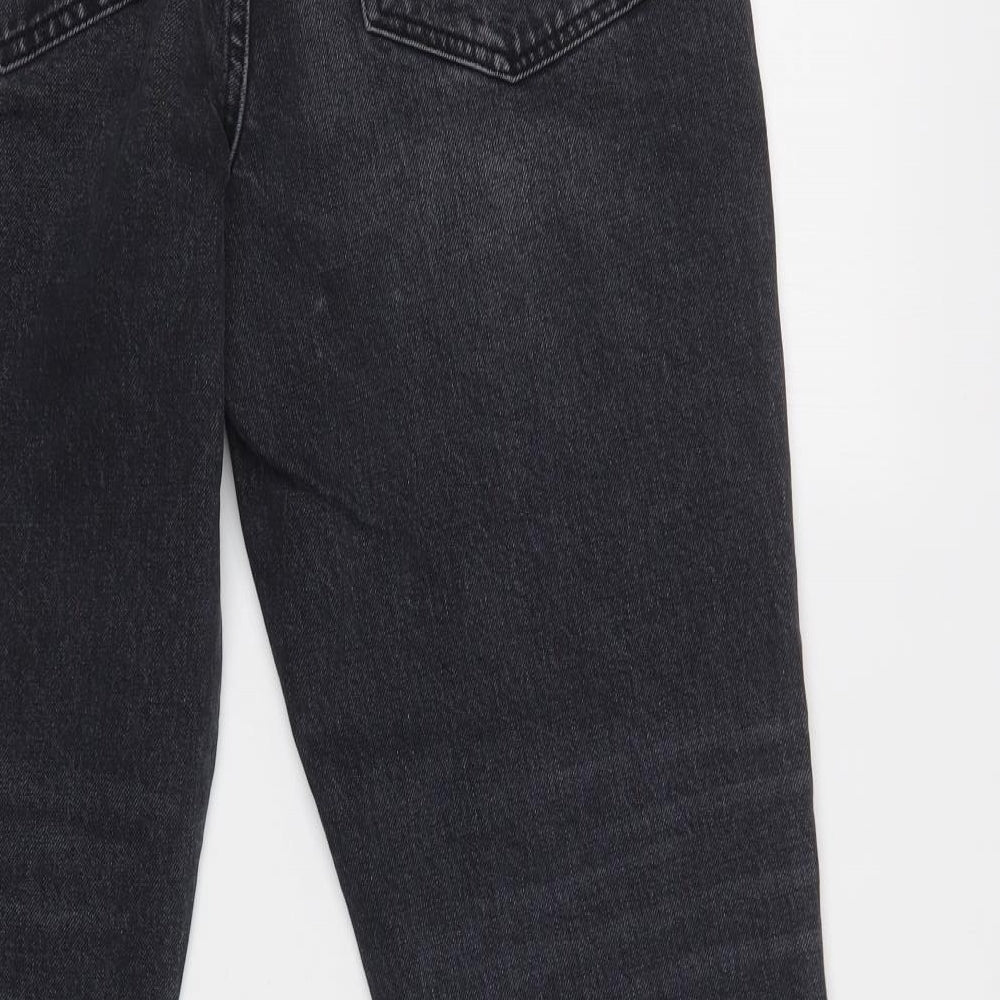 Topshop Mens Grey  Cotton Skinny Jeans Size 32 L36 in Regular Button
