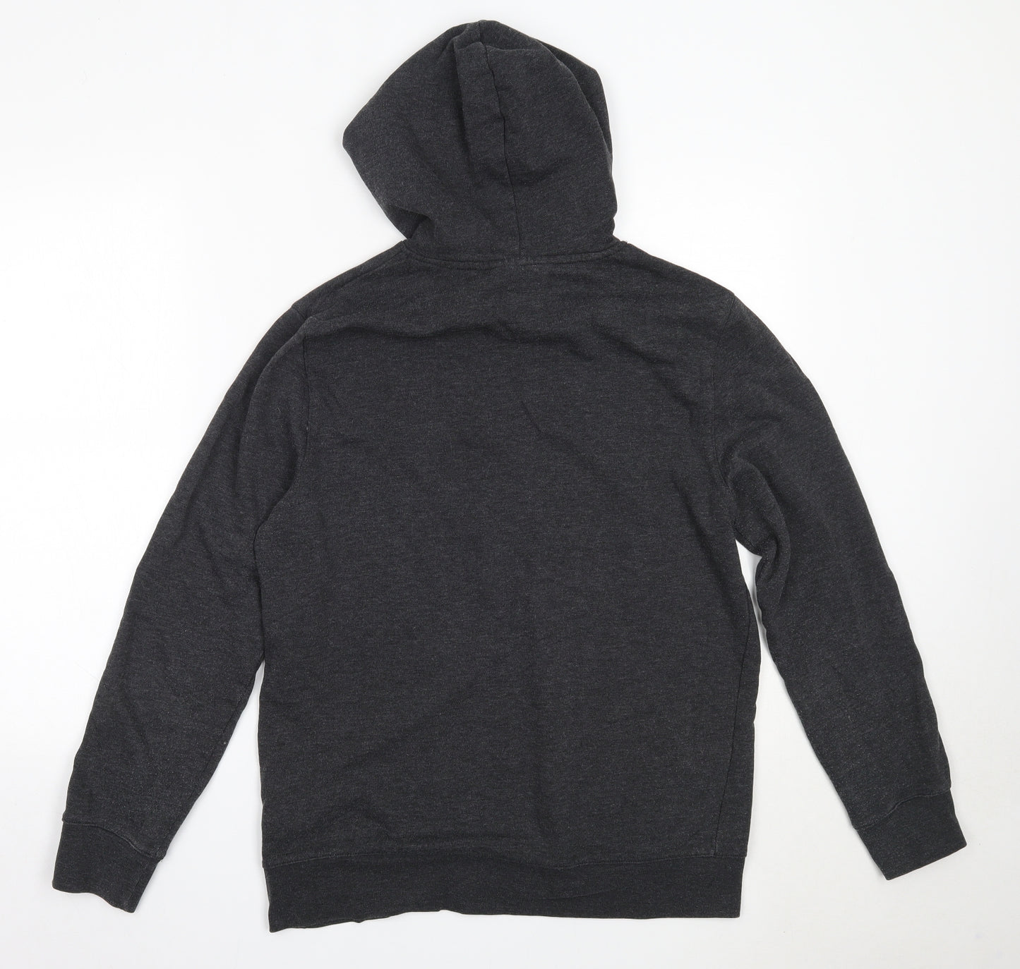 H&M Mens Grey  Cotton Pullover Hoodie Size M