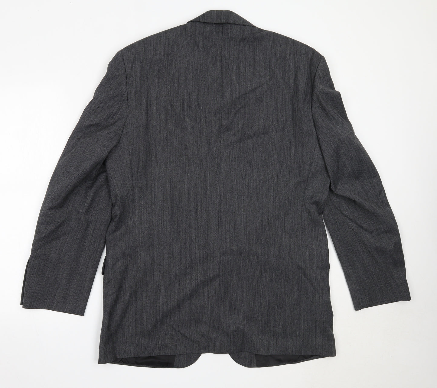 Marks and Spencer Mens Grey  Polyester Jacket Blazer Size 42