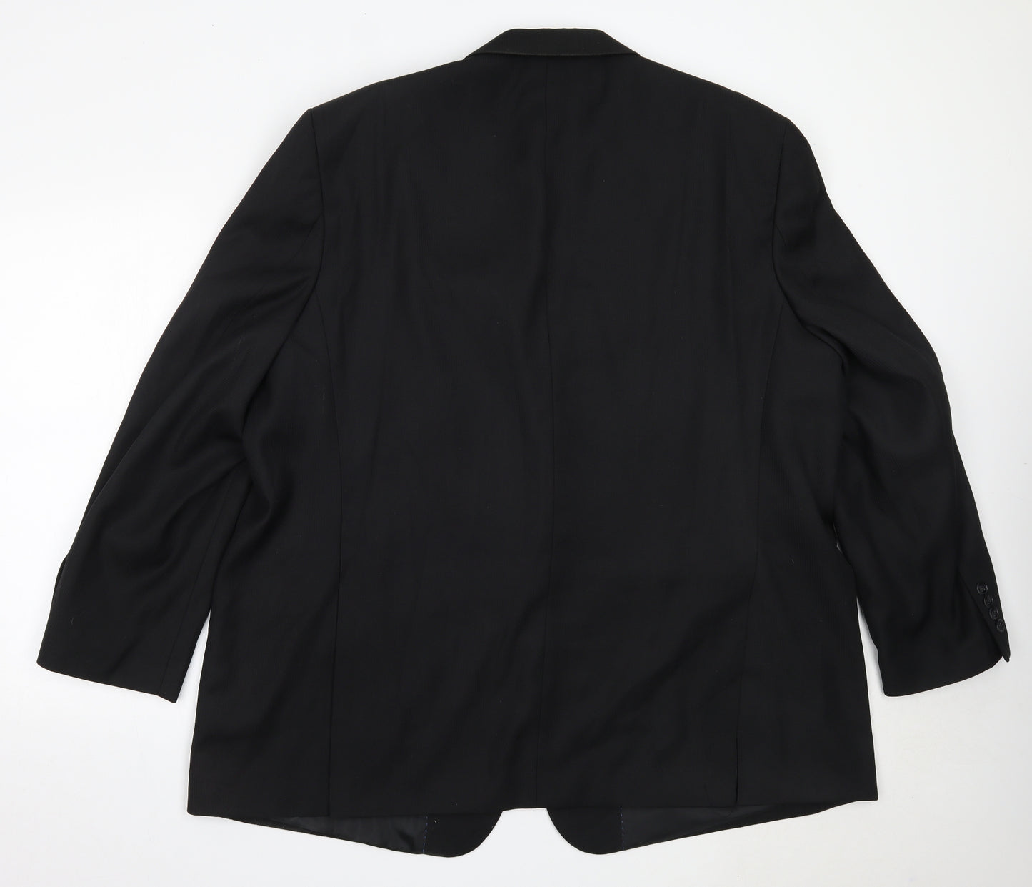 Mansize Mens Black  Polyester Jacket Blazer Size 54