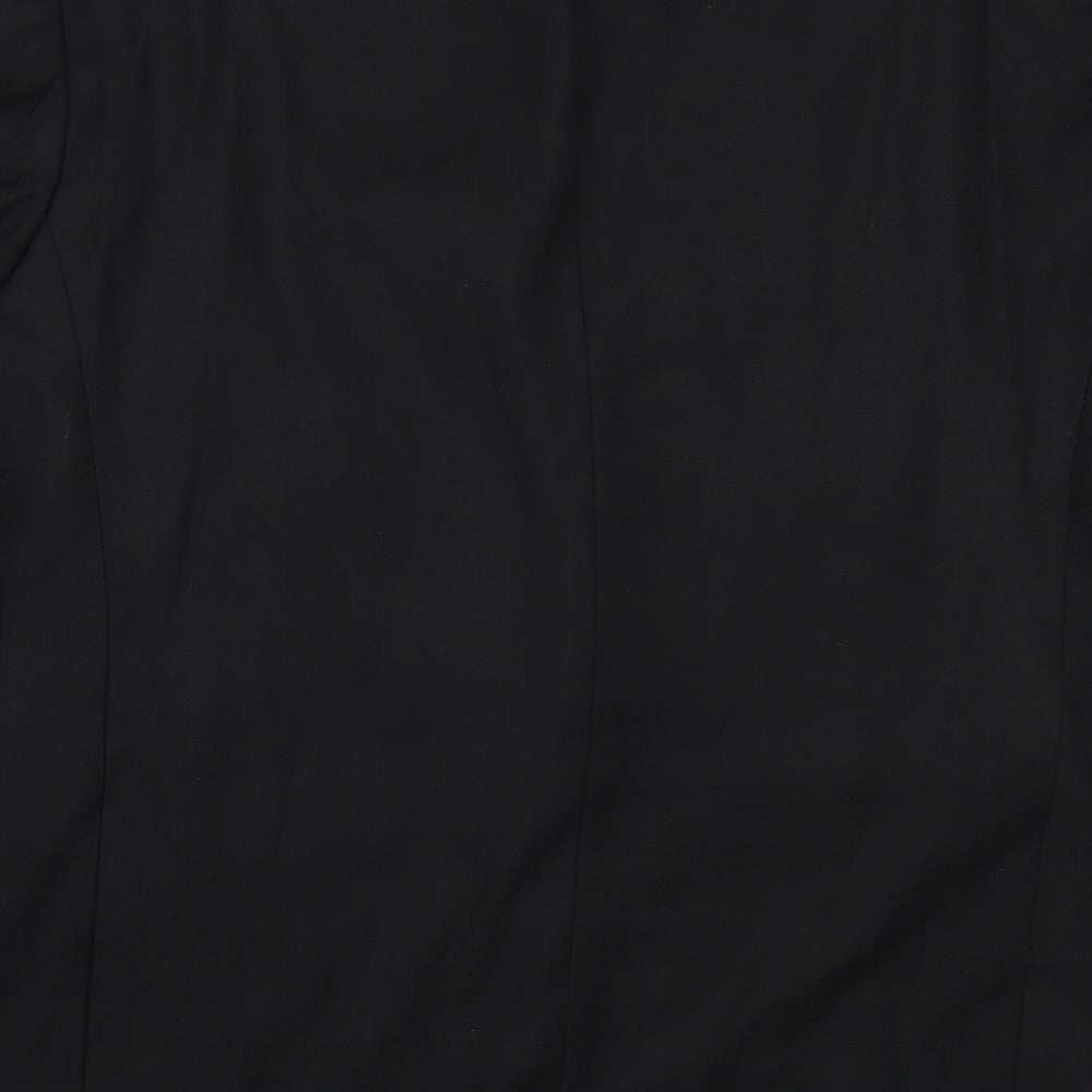 Mansize Mens Black  Polyester Jacket Blazer Size 54
