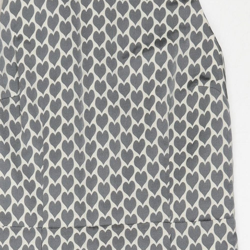 NEXT Womens Grey  Polyester Shift  Size 16  Round Neck