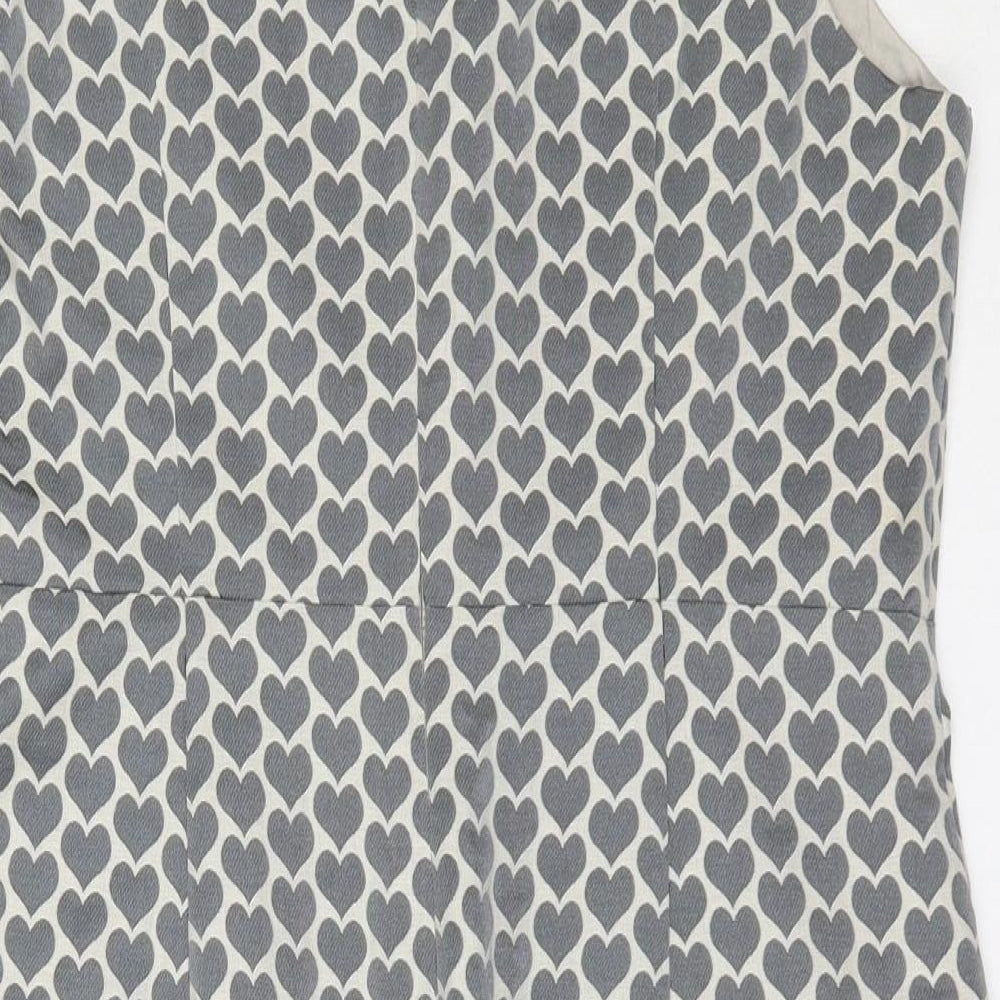 NEXT Womens Grey  Polyester Shift  Size 16  Round Neck