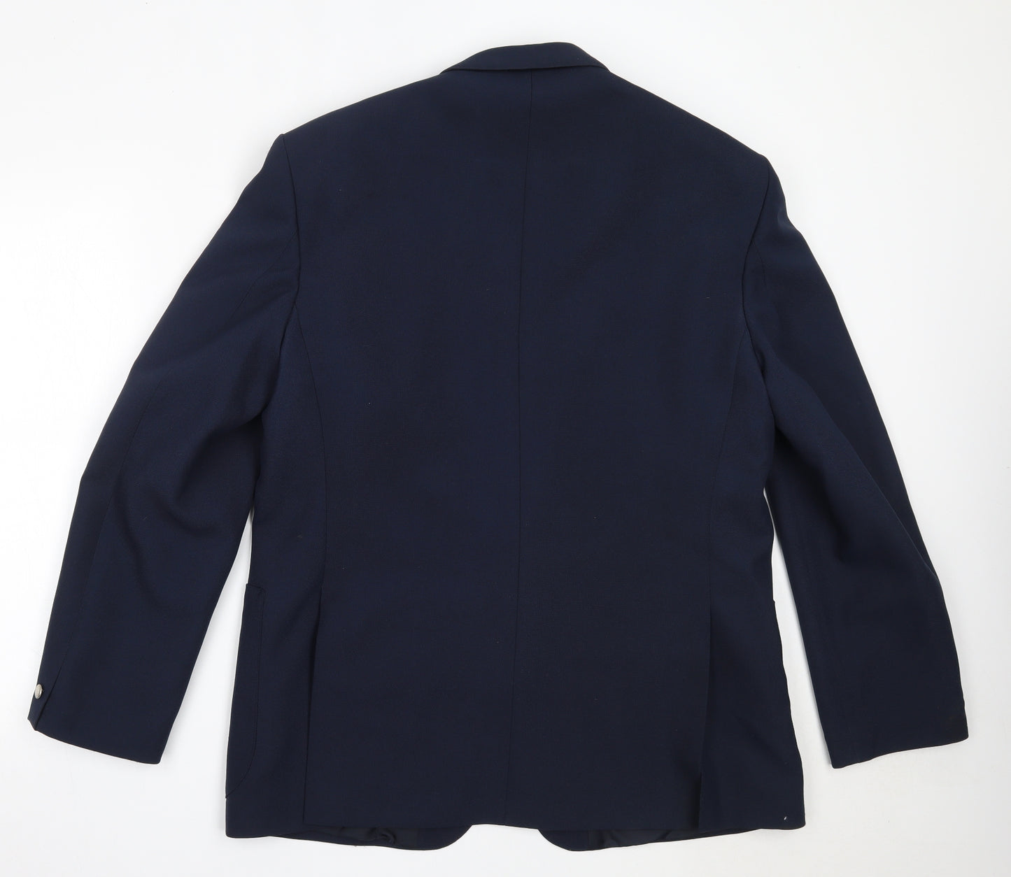 Greenwoods Mens Blue  Polyester Jacket Blazer Size 42