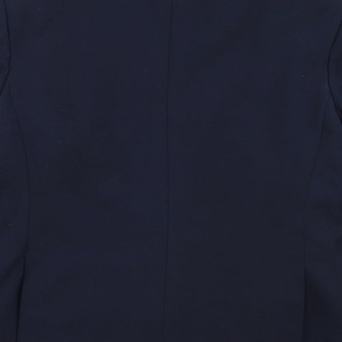 Greenwoods Mens Blue  Polyester Jacket Blazer Size 42