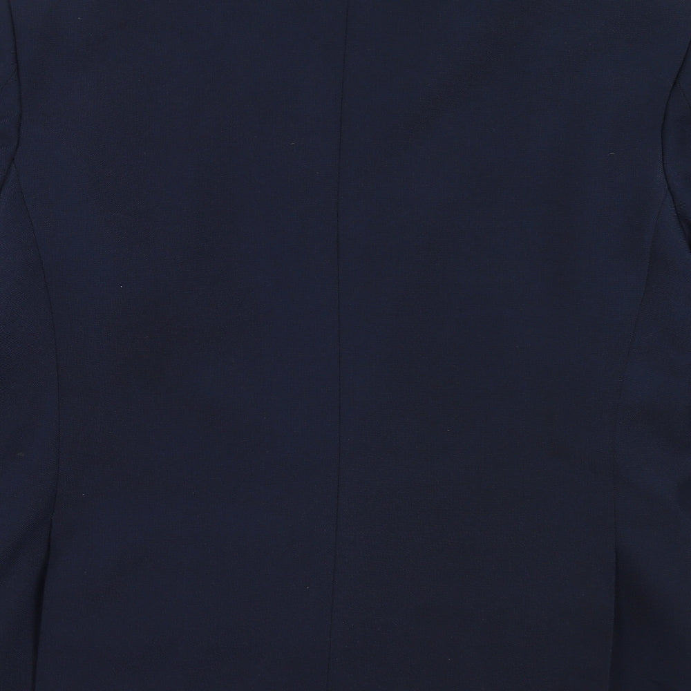 Greenwoods Mens Blue  Polyester Jacket Blazer Size 42