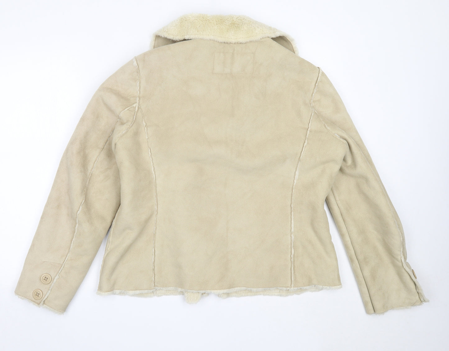 RJR.John Rocha Womens Beige   Overcoat Coat Size 18