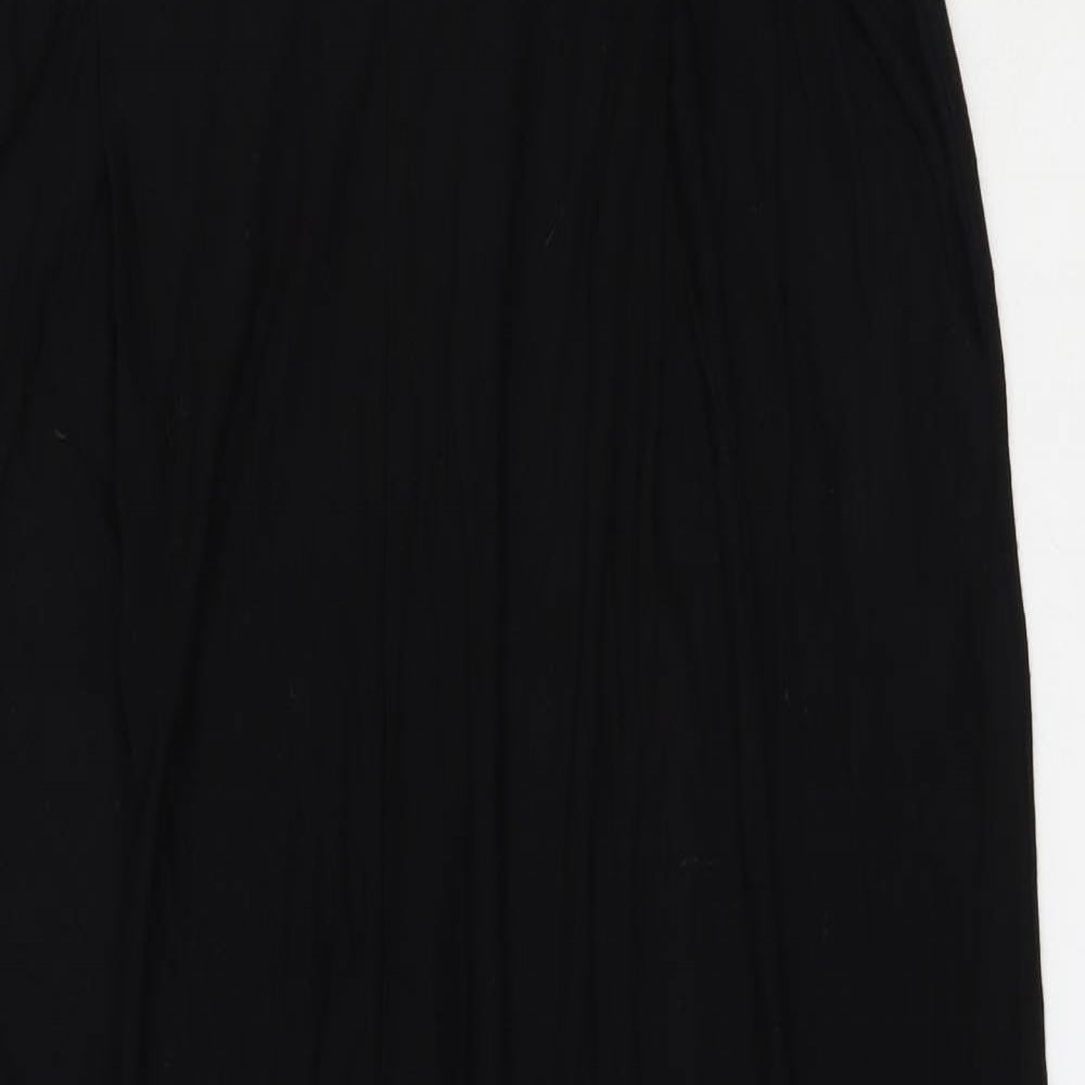 NEXT Womens Black  Viscose Jumpsuit One-Piece Size 16
