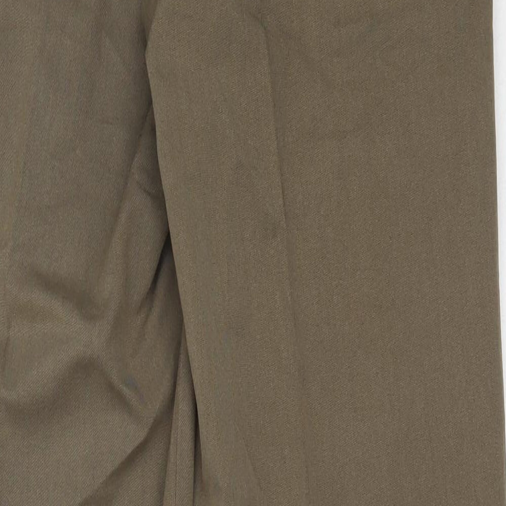 NEXT Mens Brown  Polyester Trousers  Size 32 in L31 in Regular