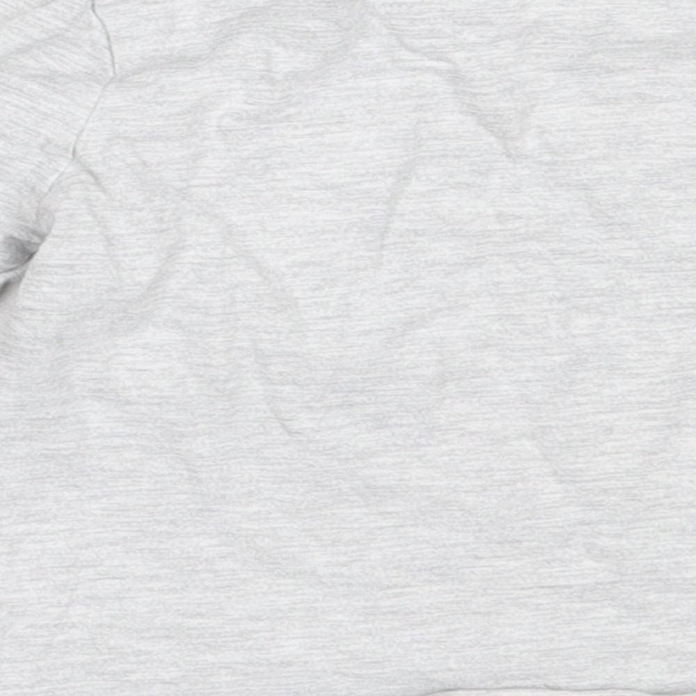 George Boys Grey  Cotton Basic T-Shirt Size 2-3 Years Round Neck