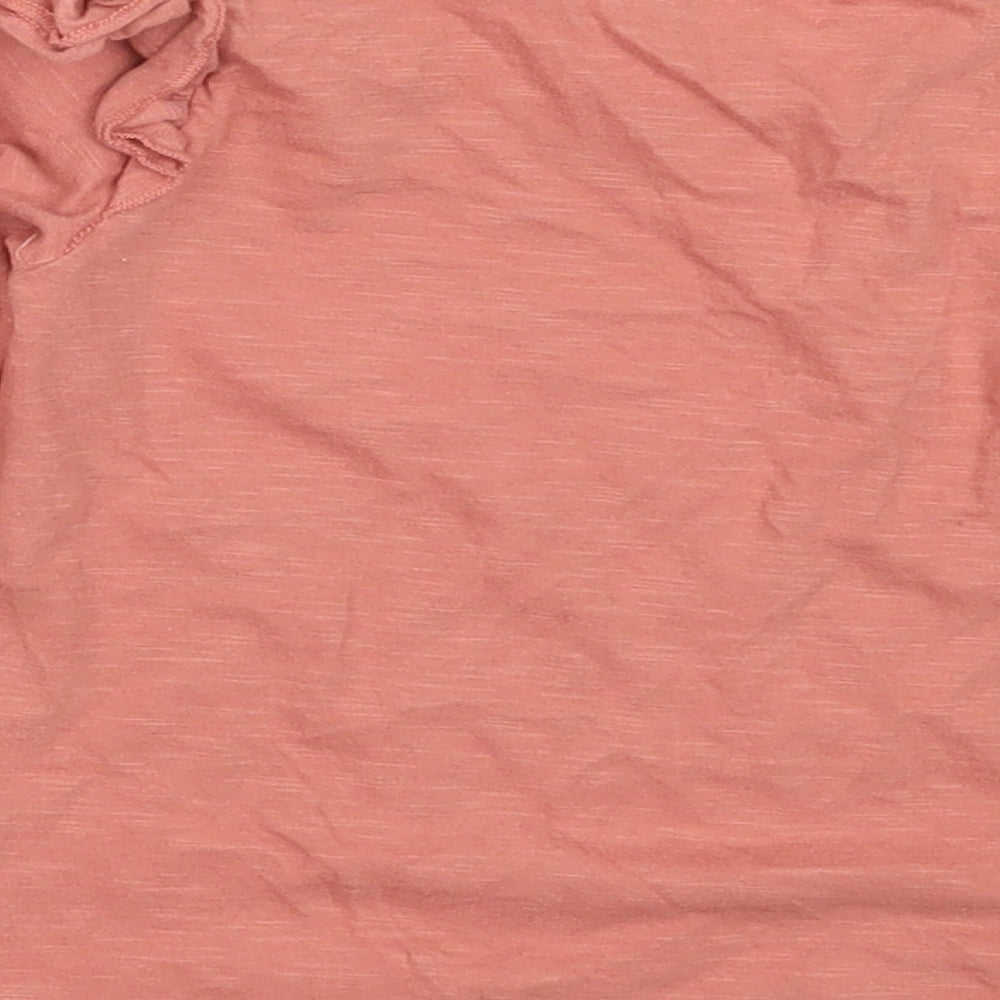 Primark Girls Pink  Cotton Basic T-Shirt Size 2-3 Years Round Neck
