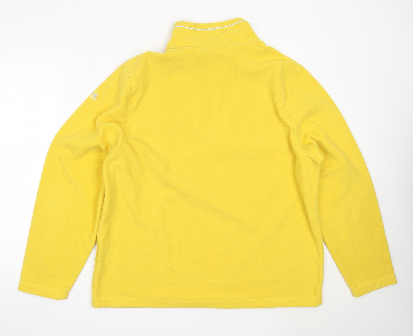 Craghoppers Mens Yellow  Polyester Henley Sweatshirt Size 2XL