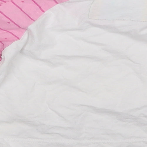 Preworn Girls Pink Solid Cotton Cami Pyjama Top Size 12-18 Months   - In the Night Garden