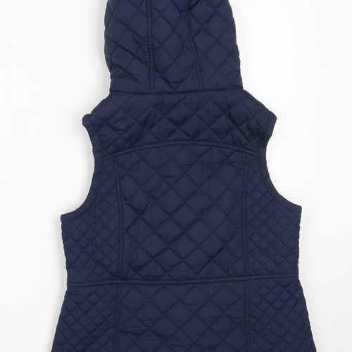 Marks and Spencer Girls Blue   Gilet Coat Size 9-10 Years