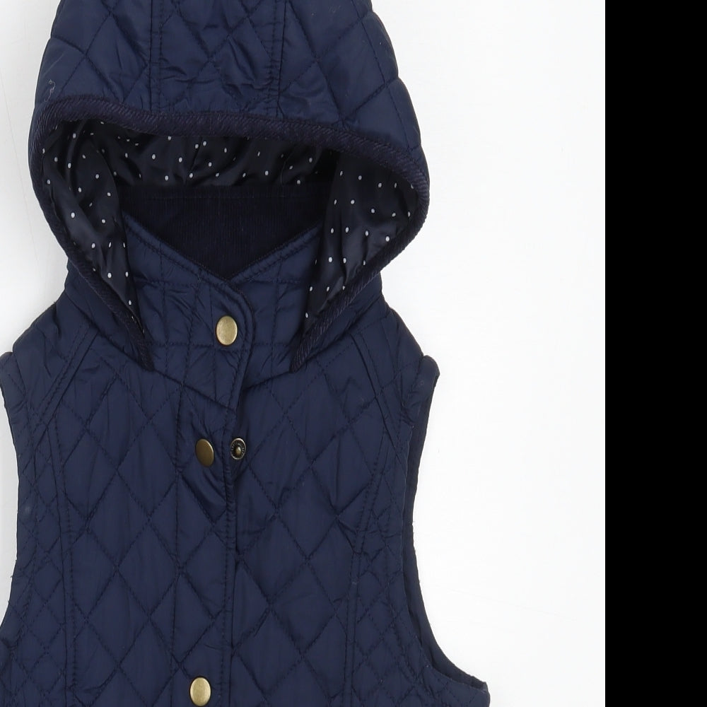 Marks and Spencer Girls Blue   Gilet Coat Size 9-10 Years