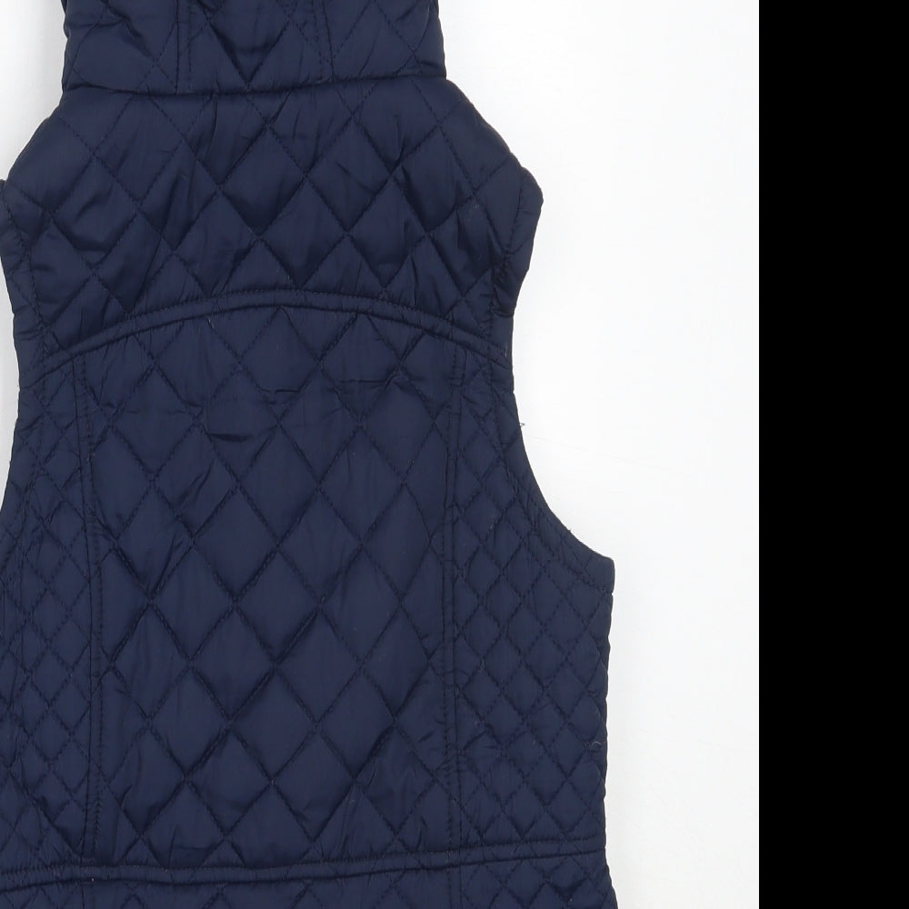 Marks and Spencer Girls Blue   Gilet Coat Size 9-10 Years