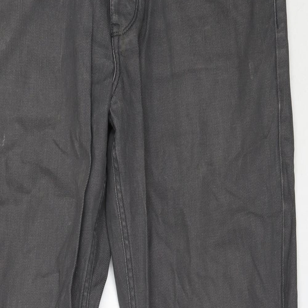 NEXT Mens Grey  Cotton Straight Jeans Size 36 in L33 in Regular
