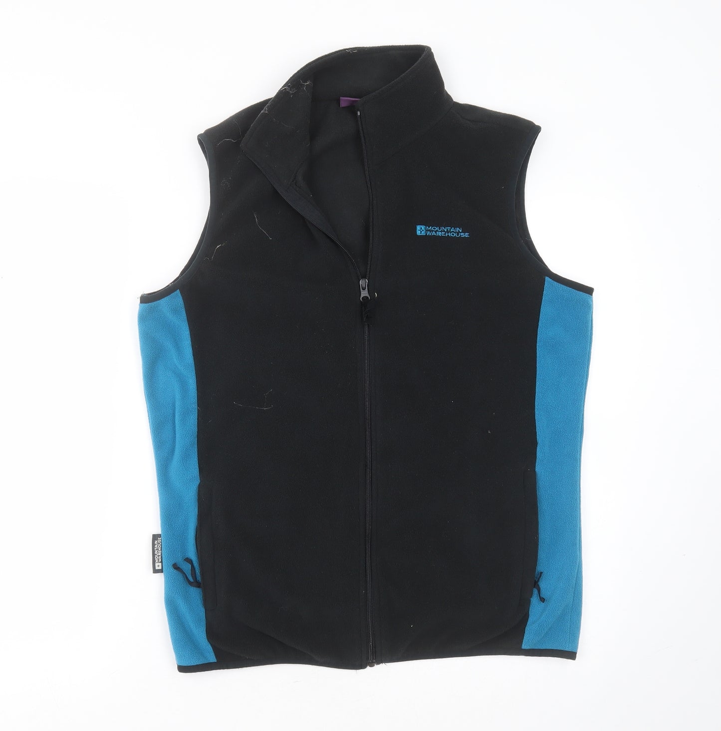 Mountain Warehouse Womens Black High Neck  Polyester Full Zip Jumper Size 16