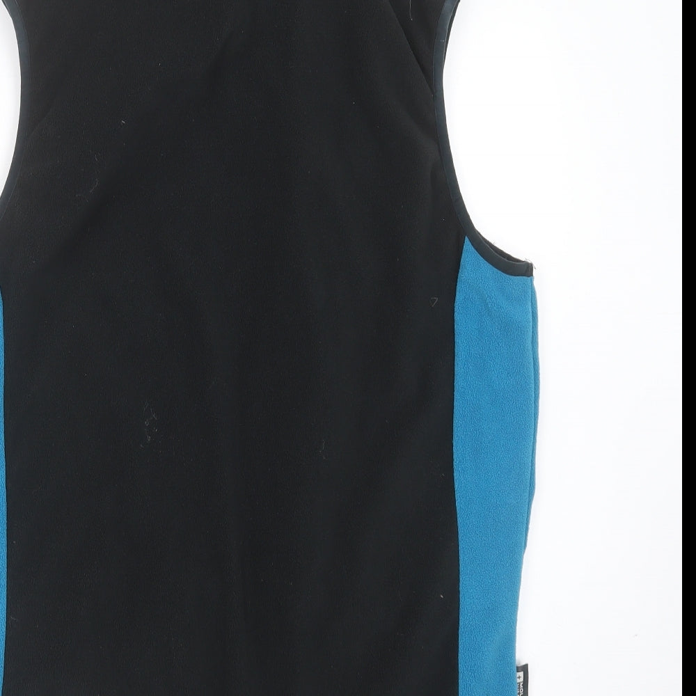Mountain Warehouse Womens Black High Neck  Polyester Full Zip Jumper Size 16