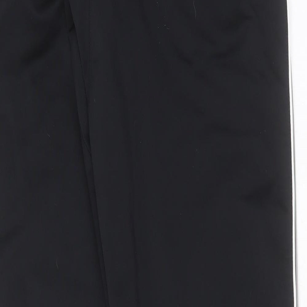 Nike Mens Black  Polyester Jogger Trousers Size L L34 in Regular Drawstring