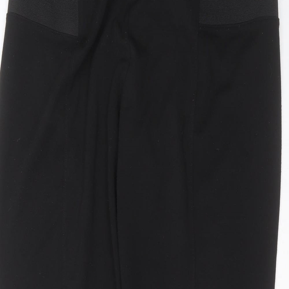 Brandtex Womens Black  Polyester Trousers  Size XL L30 in Regular