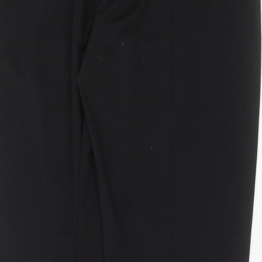 Brandtex Womens Black  Polyester Trousers  Size XL L30 in Regular