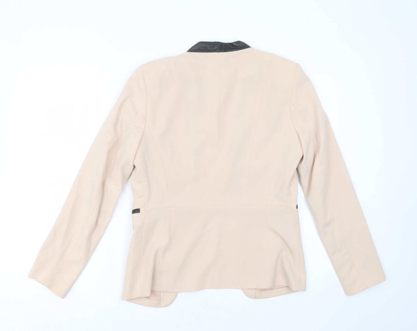 H&M Womens Pink  Polyester Jacket Blazer Size 10