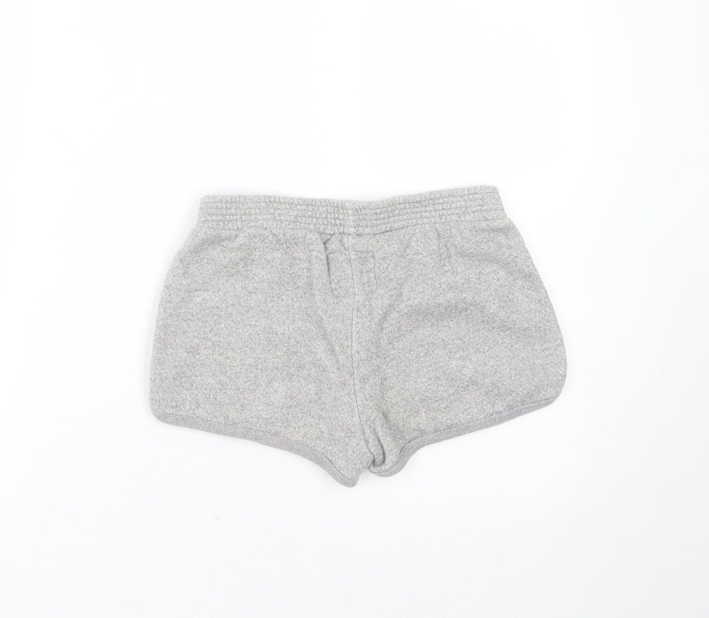 Jack Wills Womens Grey  Cotton Hot Pants Shorts Size 8  Regular