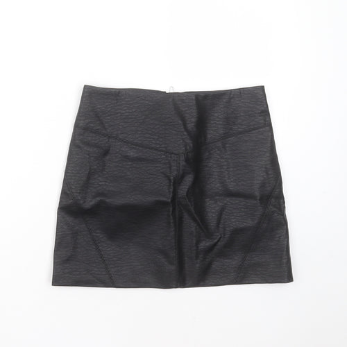 Divided by H&M Womens Black  Viscose Mini Skirt Size 6