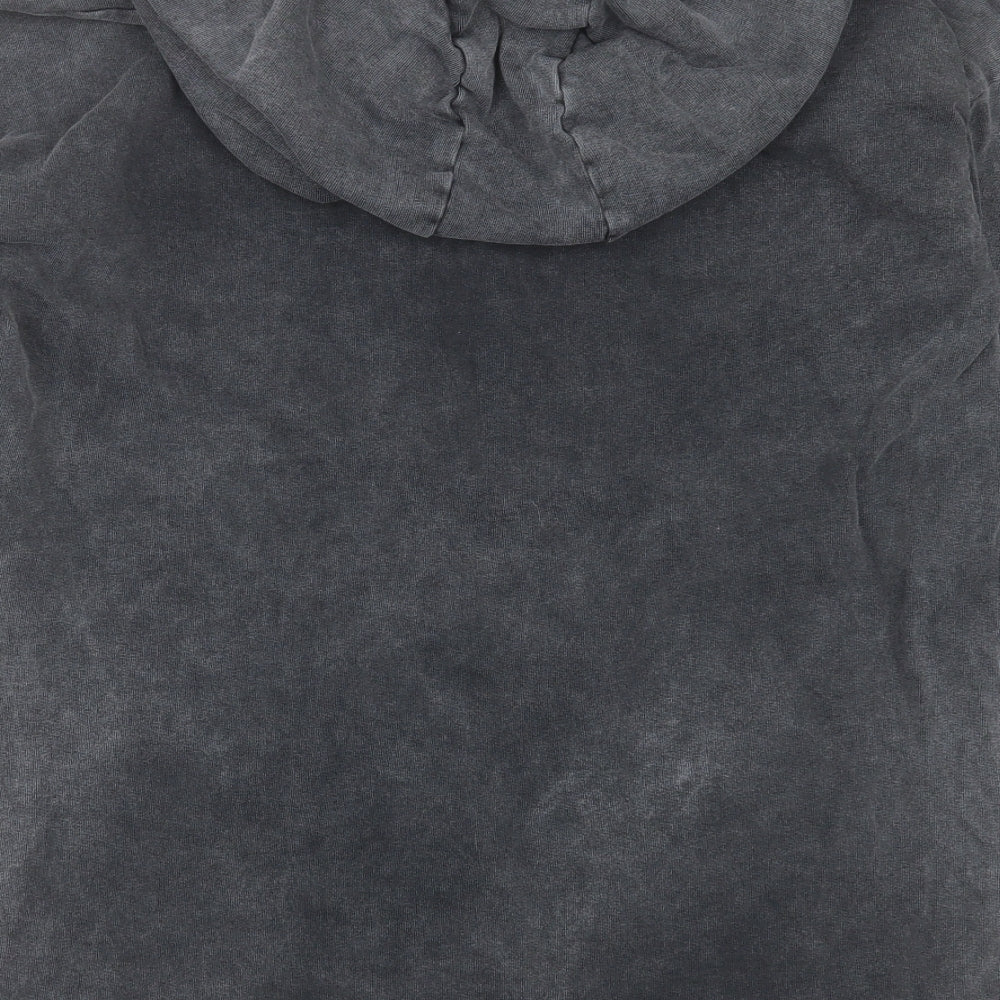 George Girls Grey  Cotton Pullover Hoodie Size 13-14 Years   - disney
